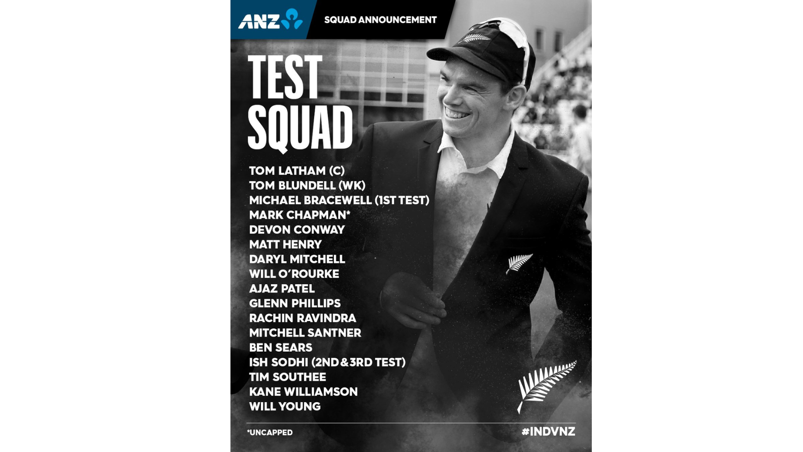India vs New Zealand squad announcement 2024