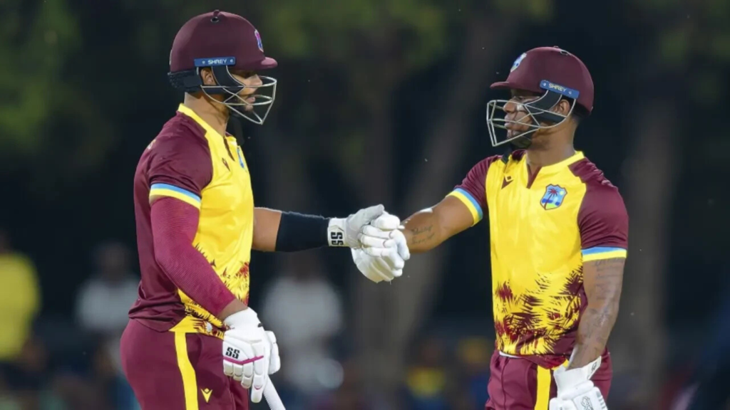 Brandon King's and Evin Lewis's massive opening partnership help West Indies defeat Sri Lanka by 5 Wickets